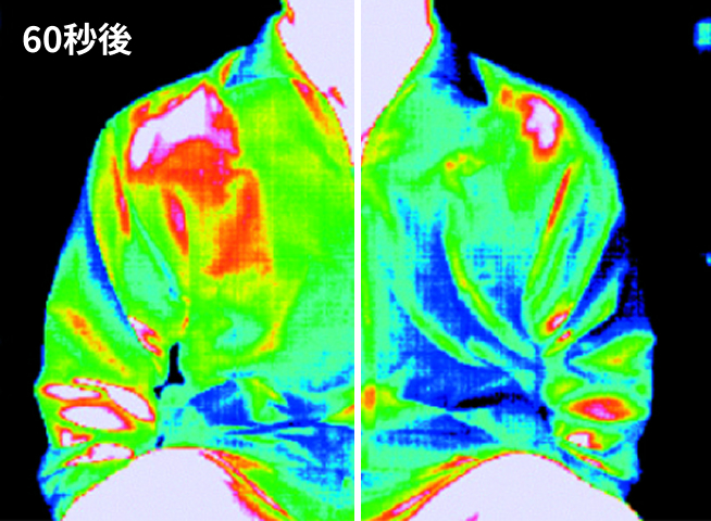 サーモグラフ 60秒後