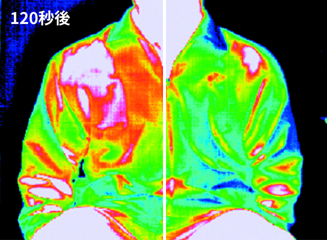サーモグラフ 120秒後