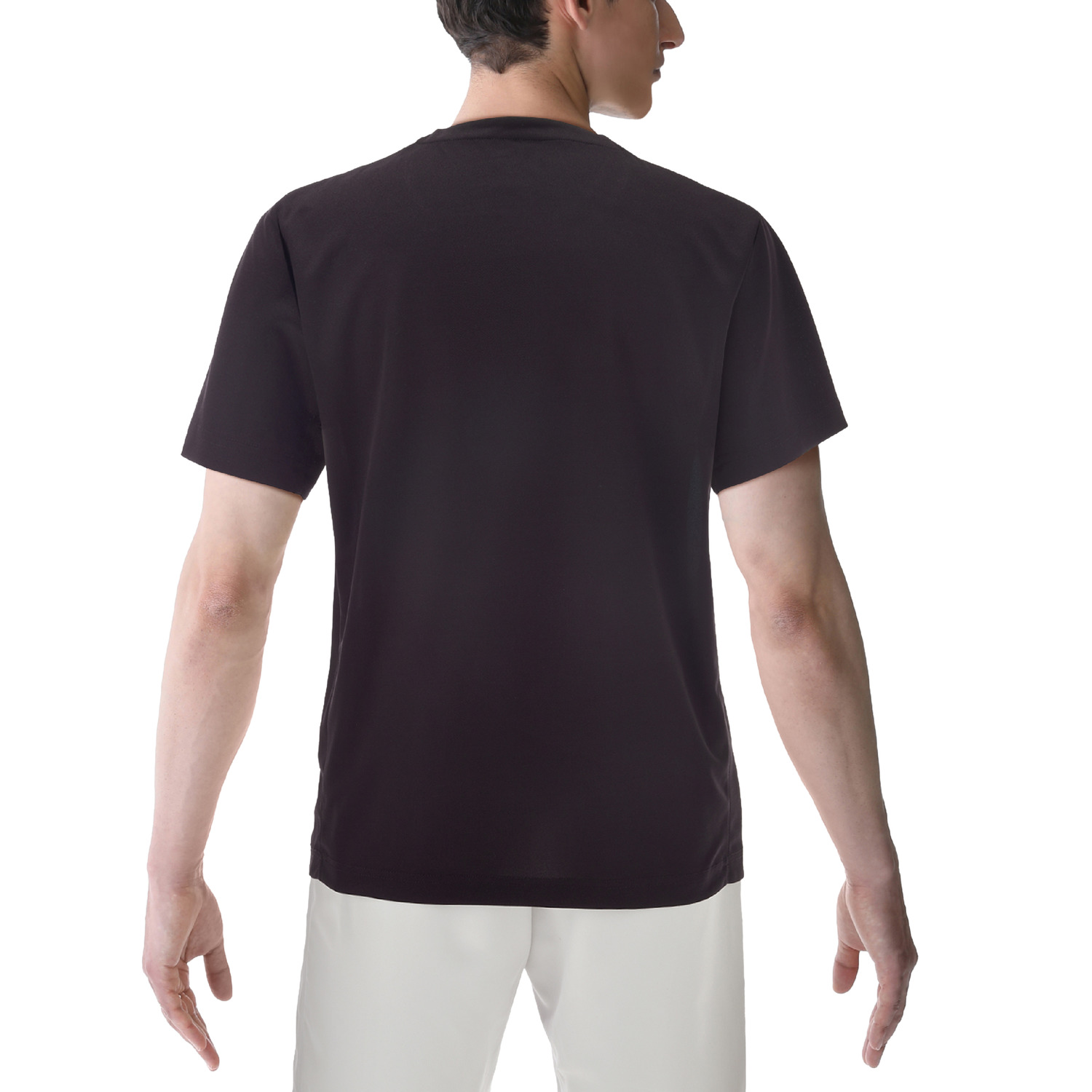 テニス10590 ヨネックス ゲームシャツ ユニO ブラック - ウェア