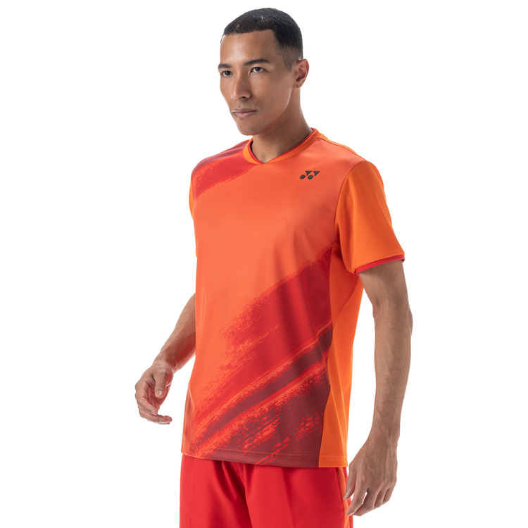 ユニゲームシャツ（フィットスタイル）. 10541 詳細画像 オレンジ 2
