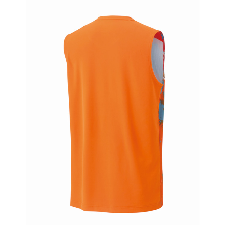 メンズゲームシャツ（ノースリーブ）. 10570 詳細画像 ブライトオレンジ 2