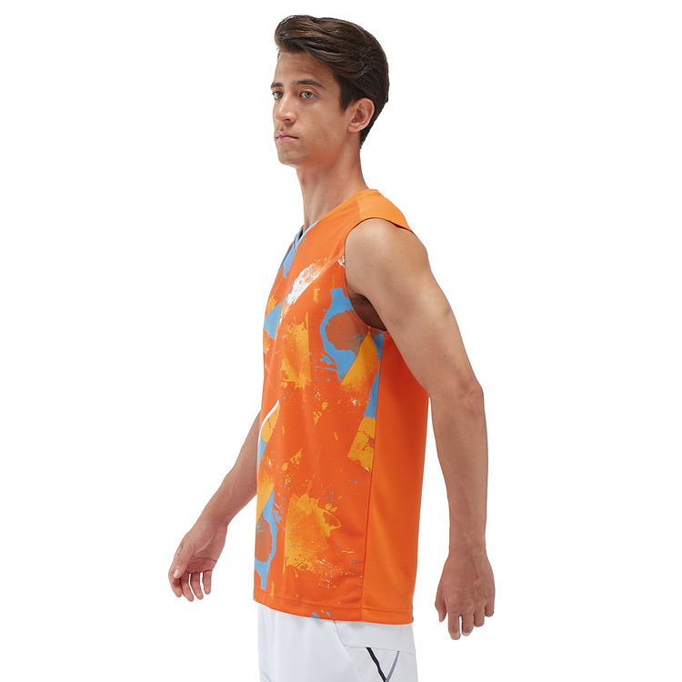 メンズゲームシャツ（ノースリーブ）. 10570 詳細画像 ブライトオレンジ 5