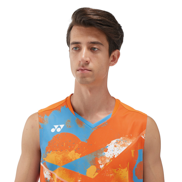 メンズゲームシャツ（ノースリーブ）. 10570 詳細画像 ブライトオレンジ 6