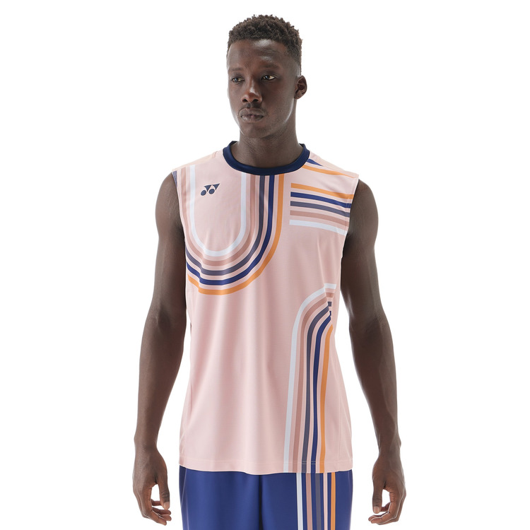 メンズゲームシャツ（ノースリーブ）. 10640Y 詳細画像 ピンクベージュ(630) 2