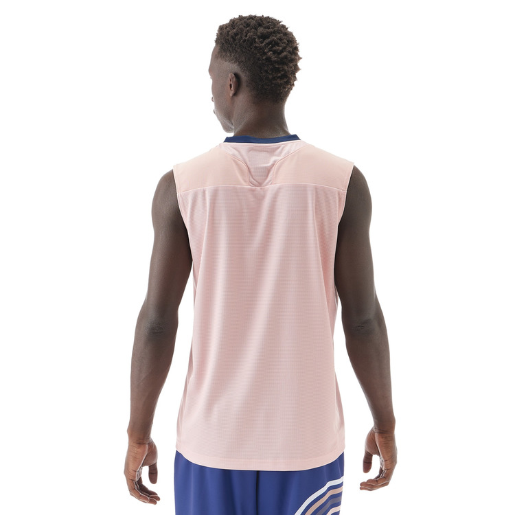 メンズゲームシャツ（ノースリーブ）. 10640Y 詳細画像 ピンクベージュ(630) 3