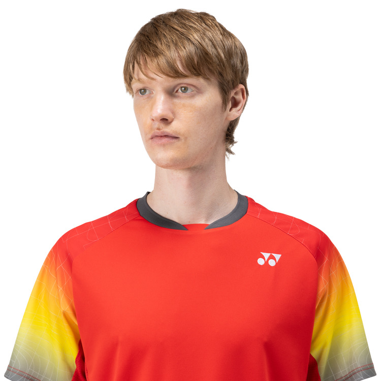 ユニゲームシャツ（フィットスタイル）.10680 詳細画像 サンセットレッド(496) 5