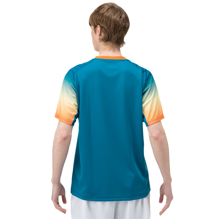 ユニゲームシャツ（フィットスタイル）.10680 詳細画像 ティールブルー(817) 3