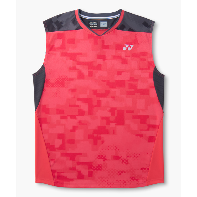 メンズゲームシャツ（ノースリーブ）.10755 詳細画像 コーラルレッド(475) 1