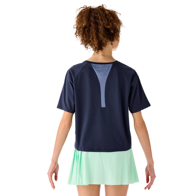 ウィメンズドライTシャツ. 16766Y 詳細画像 ダークネイビー(554) 3