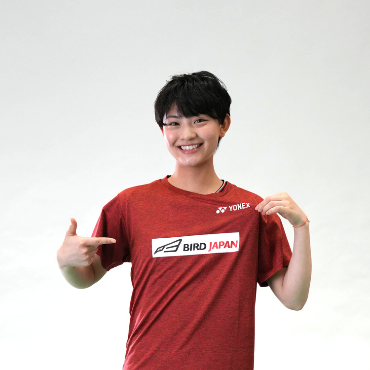 ユニドライTシャツ(Bird Japanプリント). 16803 詳細画像 サンセットレッド(496) 2