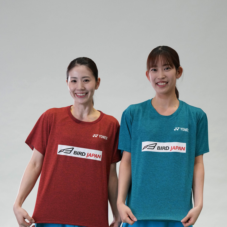 ユニドライTシャツ(Bird Japanプリント). 16803 詳細画像 サンセットレッド(496) 3