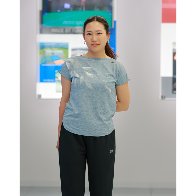 ウィメンズドライTシャツ. 16811 詳細画像 フェルトブルー(590) 10