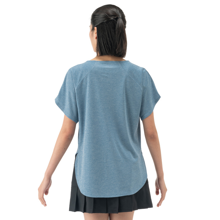 ウィメンズドライTシャツ. 16812 詳細画像 フェルトブルー(590) 3