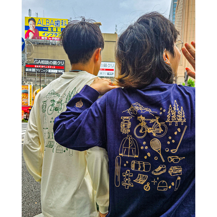 ユニロングスリーブＴシャツ.16874 詳細画像 アイスベージュ(456) 12