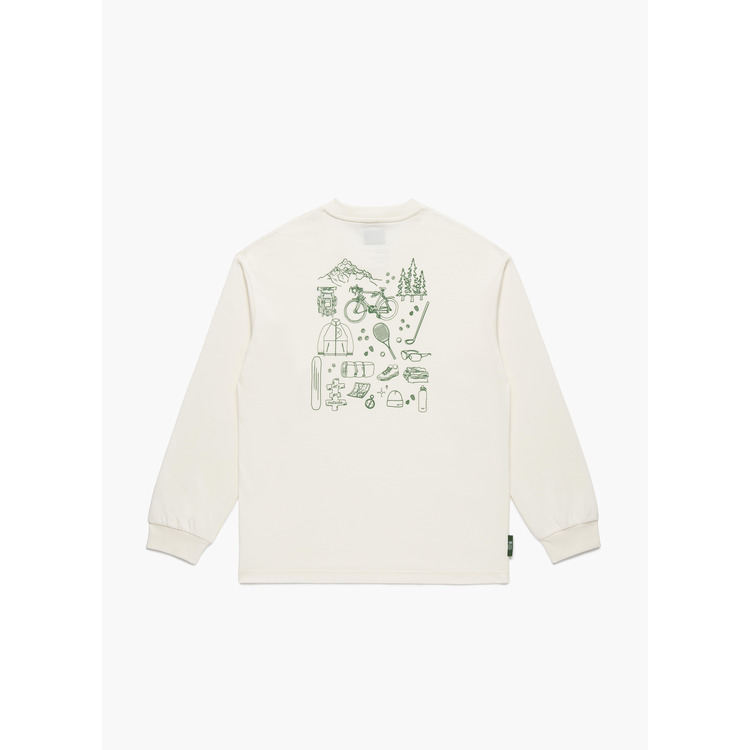 ユニロングスリーブＴシャツ.16874 詳細画像 アイスベージュ(456) 2