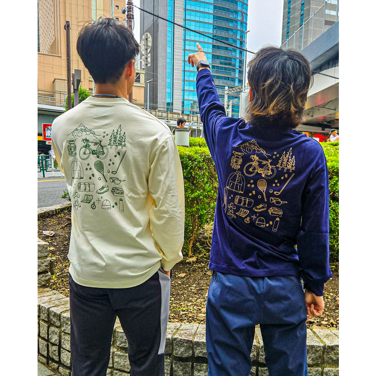 ユニロングスリーブＴシャツ.16874 詳細画像 インディゴマリン(458) 10