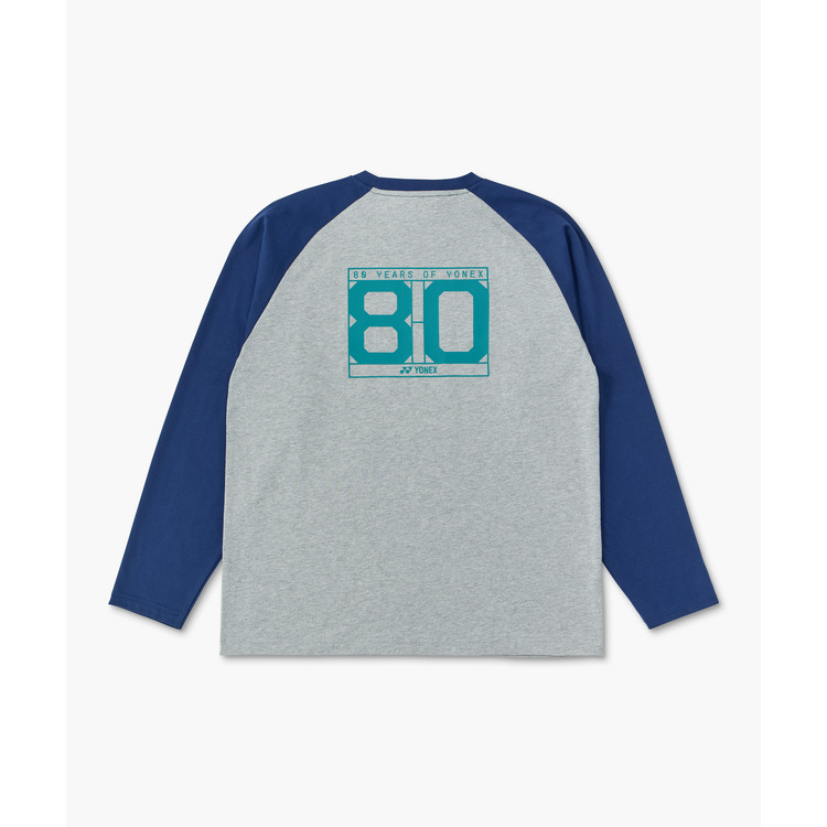 80TH ユニロングスリーブTシャツ.16960A 詳細画像 グレー(010) 2