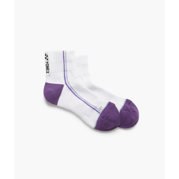 メンズアンクルソックス.19262Y 詳細画像 ホワイト／パープル(115) 1