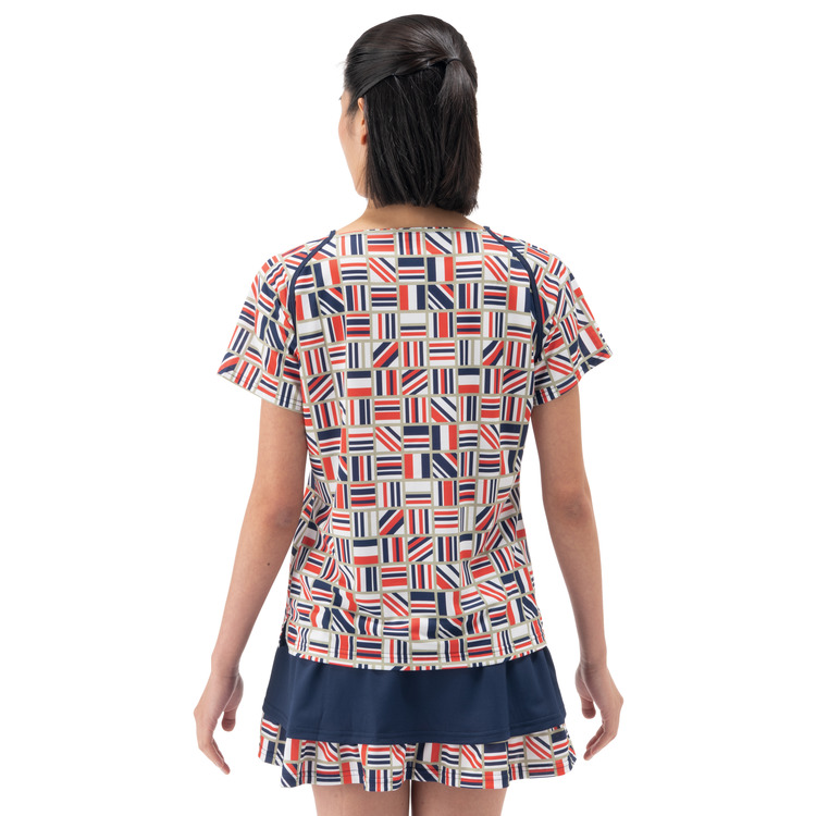 ウィメンズゲームシャツ. 20896 詳細画像 コーラルレッド(475) 3