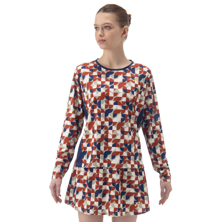 ウィメンズゲームシャツ（ロングスリーブ）.20905 詳細画像 ポインセチアレッド(575) 2