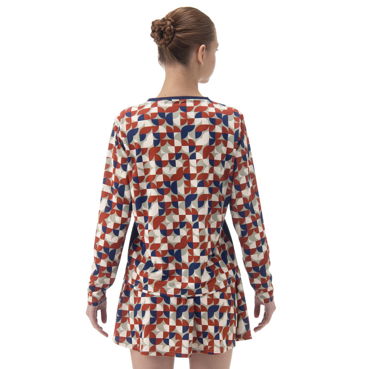 ウィメンズゲームシャツ（ロングスリーブ）.20905 詳細画像 ポインセチアレッド(575) 3