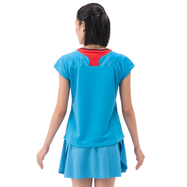 ウィメンズゲームシャツ（フィットシャツ）. 20915 詳細画像 セルリアンブルー(449) 3