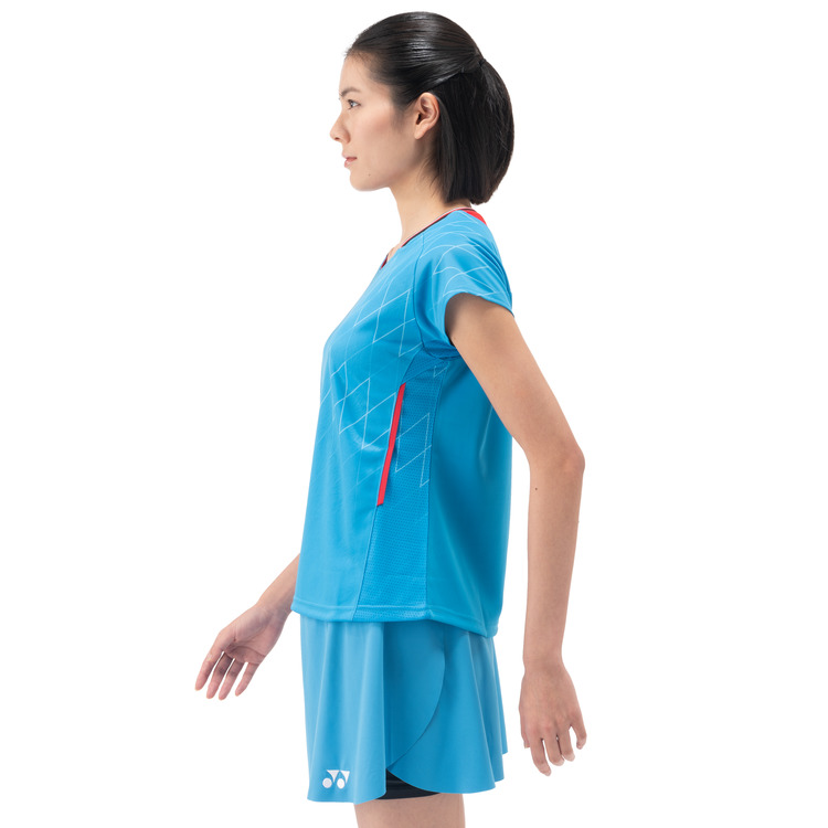 ウィメンズゲームシャツ（フィットシャツ）. 20915 詳細画像 セルリアンブルー(449) 4