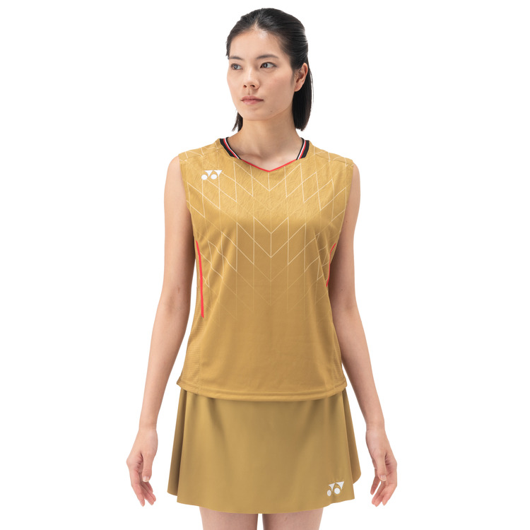 ウィメンズゲームシャツ（ノースリーブ）. 20916Y 詳細画像 ゴールド(016) 2