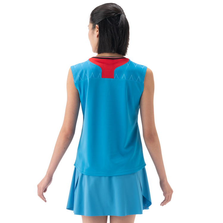 ウィメンズゲームシャツ（ノースリーブ）. 20916Y 詳細画像 セルリアンブルー(449) 3