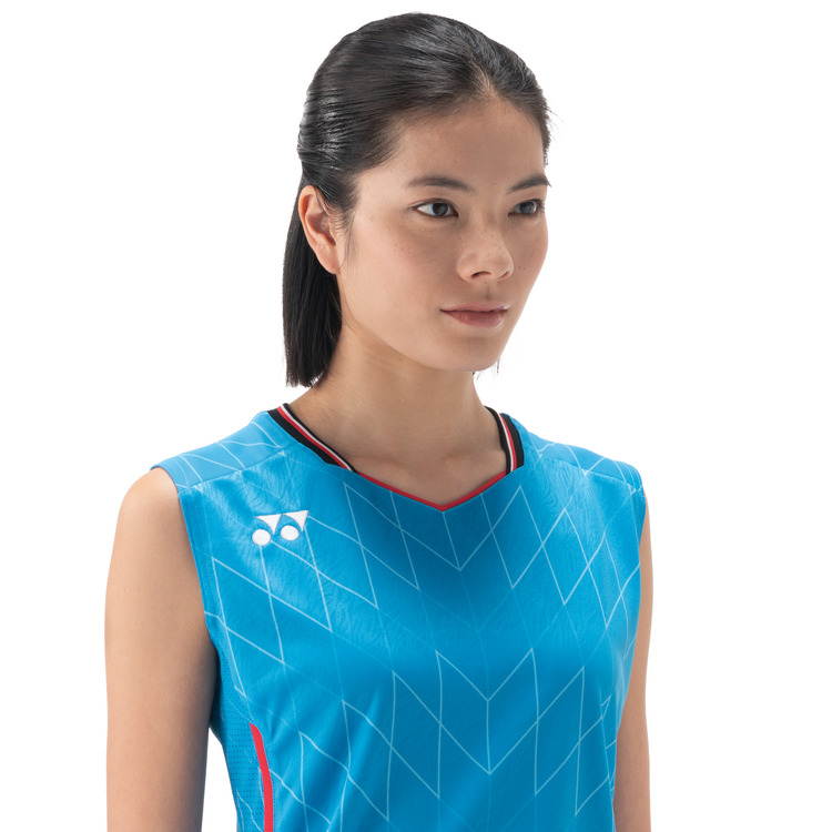 ウィメンズゲームシャツ（ノースリーブ）. 20916Y 詳細画像 セルリアンブルー(449) 5