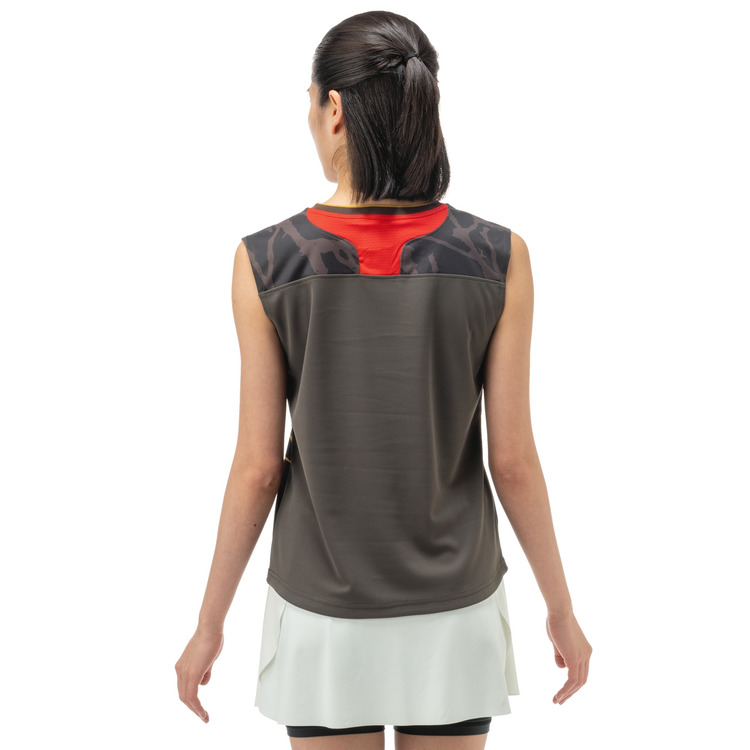 ウィメンズゲームシャツ（ノースリーブ）. 20963Y 詳細画像 ブラウン(015) 3