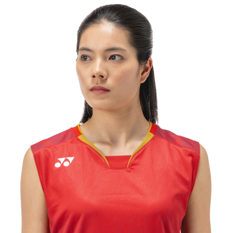 ウィメンズゲームシャツ（ノースリーブ）. 20963Y 詳細画像 ワイン(021) 5