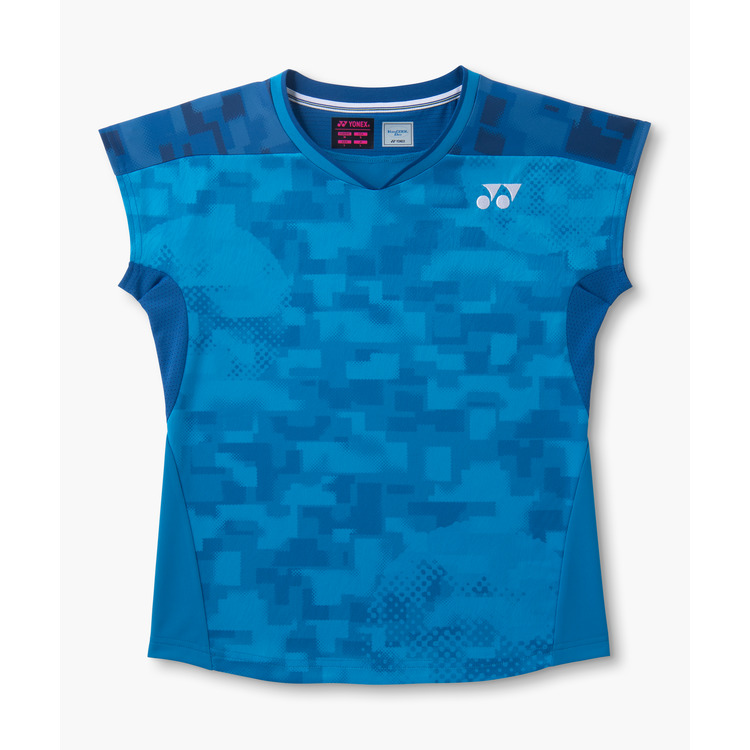 ウィメンズゲームシャツ（フィットシャツ）.21000 詳細画像 セルリアンブルー(449) 1