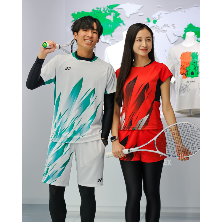 ウィメンズニットショートパンツ. 25107 詳細画像 サンセットレッド(496) 10