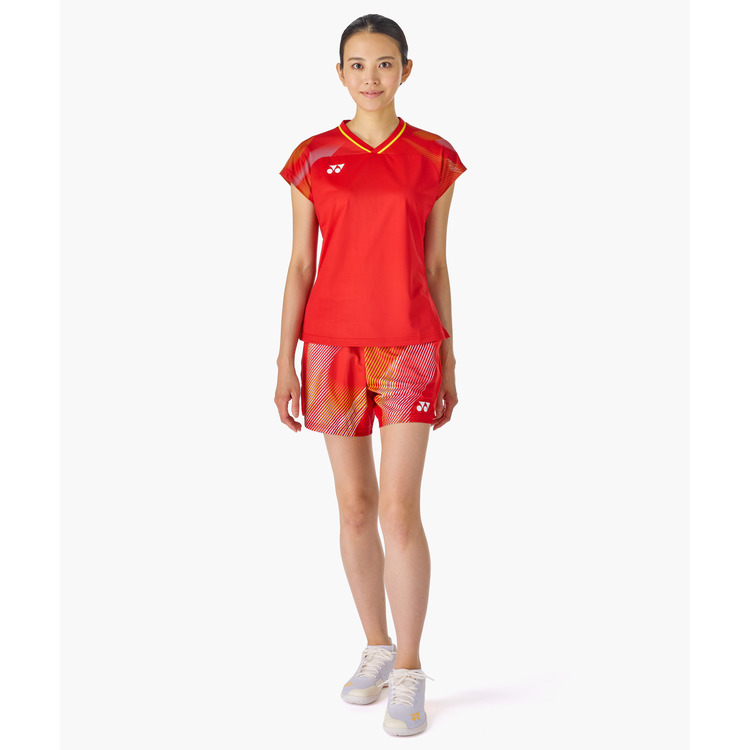 ウィメンズニットハーフパンツ.25122 詳細画像 ブライトレッド(212) 11