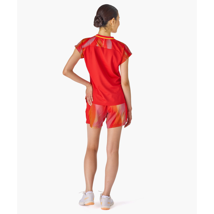 ウィメンズニットハーフパンツ.25122 詳細画像 ブライトレッド(212) 12