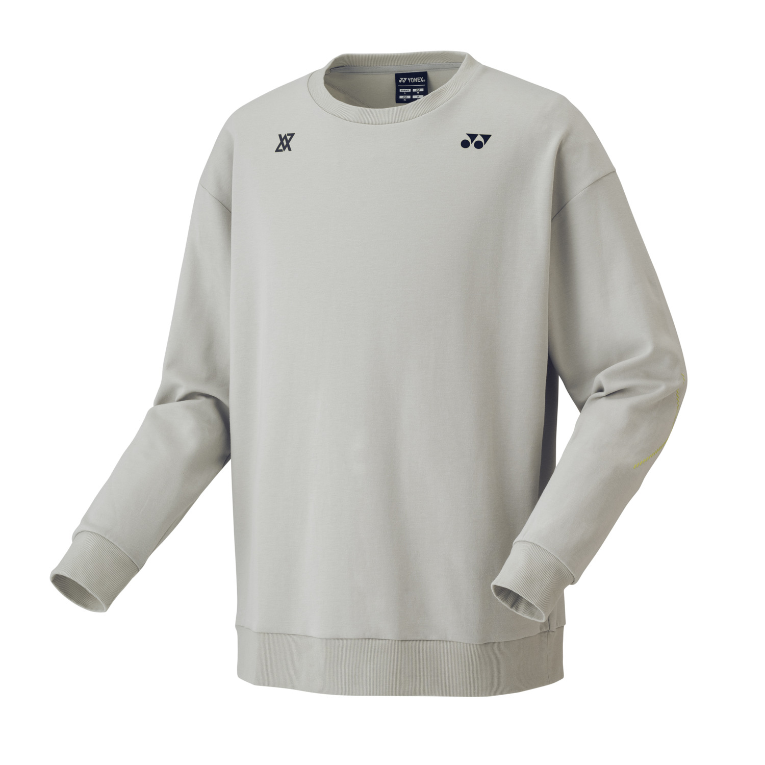 YONEX アクセルセン　VAユニスウェットシャツ 30101 グレー VAユニスウェットシャツ.30101|30101】ヨネックス【公式