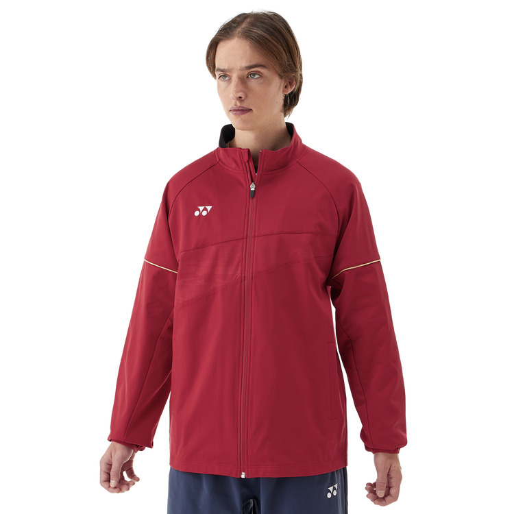 ユニニットウォームアップシャツ. 50178（フィットスタイル） 詳細画像 ワインレッド(037) 2