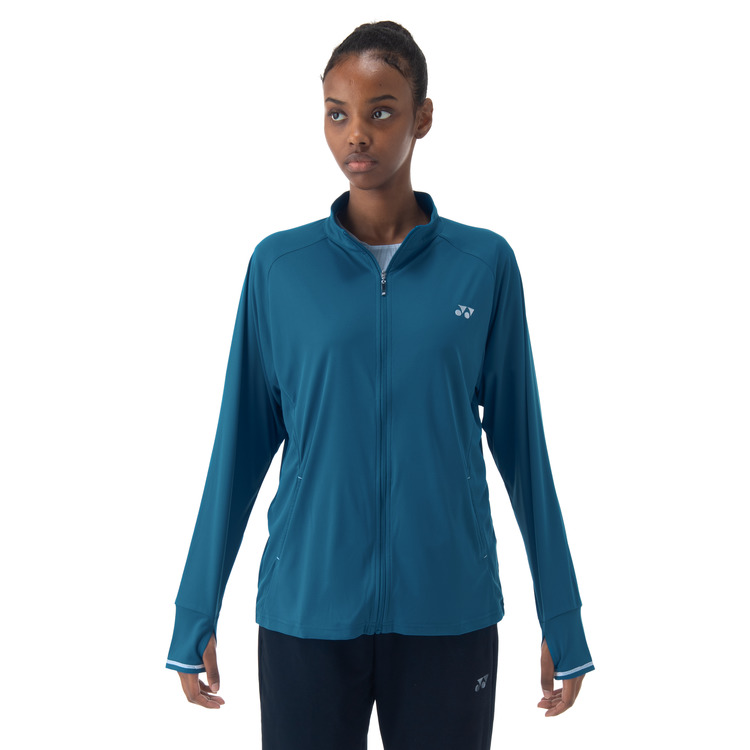 ウィメンズニットウォームアップシャツ. 57087 詳細画像 ティールブルー(817) 2