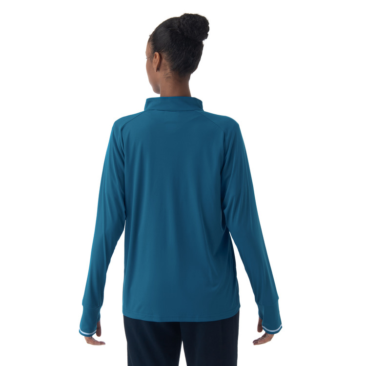 ウィメンズニットウォームアップシャツ. 57087 詳細画像 ティールブルー(817) 3