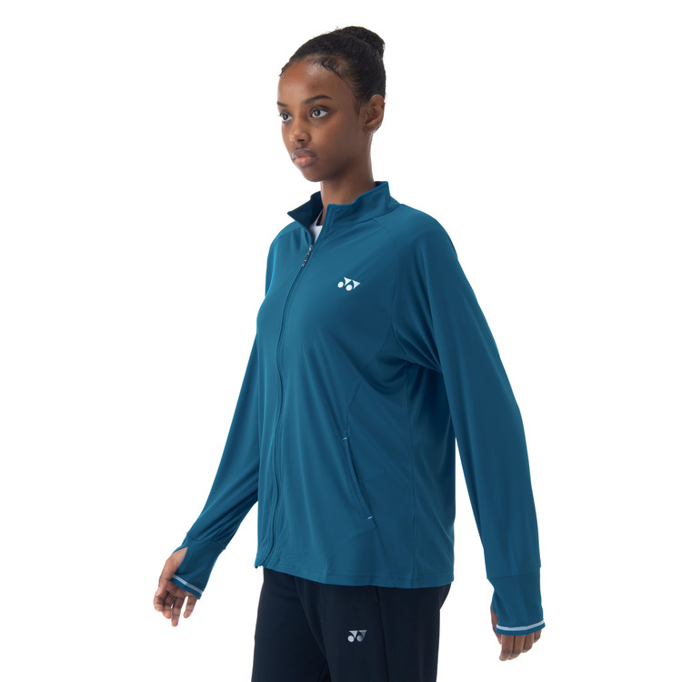 ウィメンズニットウォームアップシャツ. 57087 詳細画像 ティールブルー(817) 4