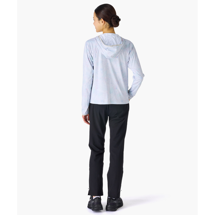 ウィメンズニットウォームアップパーカー.57093 詳細画像 アイスグレー(326) 12