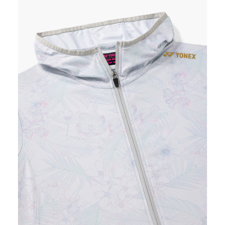 ウィメンズニットウォームアップパーカー.57093 詳細画像 アイスグレー(326) 4