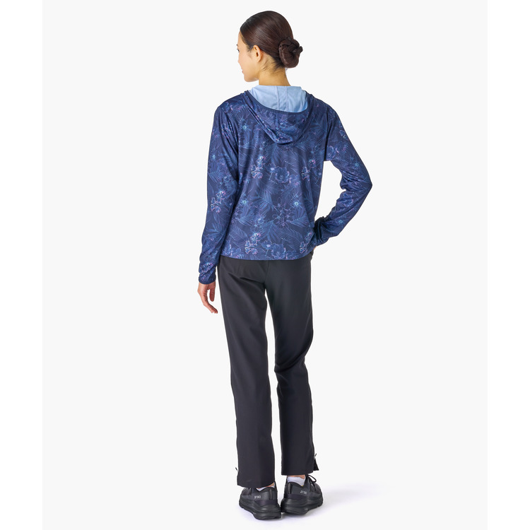 ウィメンズニットウォームアップパーカー.57093 詳細画像 ダークネイビー(554) 12