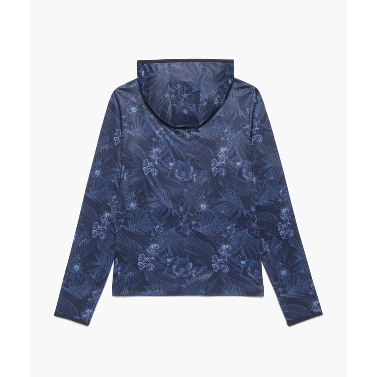 ウィメンズニットウォームアップパーカー.57093 詳細画像 ダークネイビー(554) 2