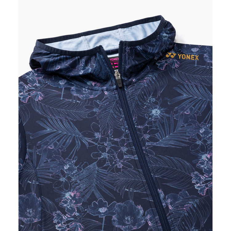 ウィメンズニットウォームアップパーカー.57093 詳細画像 ダークネイビー(554) 4