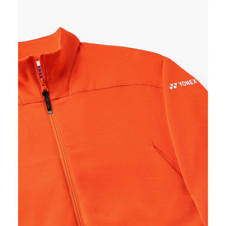 ウィメンズニットウォームアップシャツ.57116 詳細画像 サイバーオレンジ(814) 4