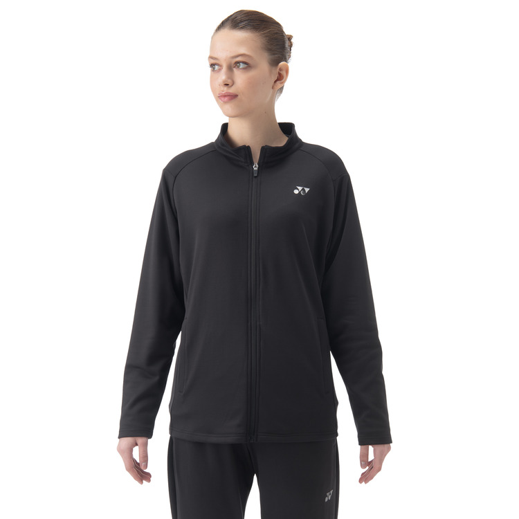 ウィメンズニットウォームアップシャツ.58113 詳細画像 ブラック(007) 2