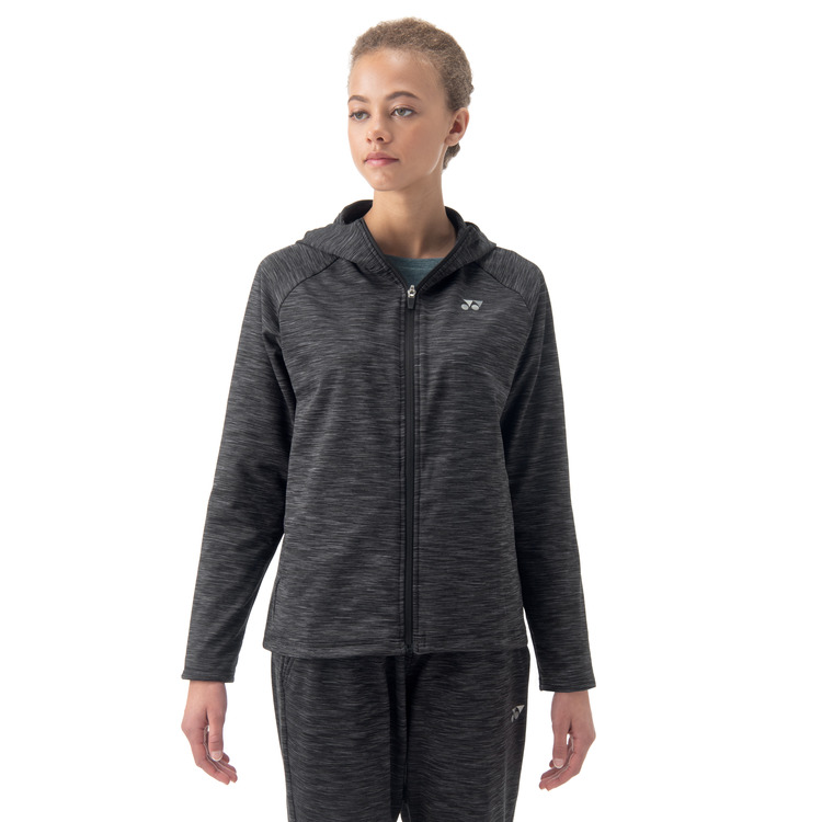 ウィメンズニットウォームアップパーカー.58114 詳細画像 ブラック(007) 2