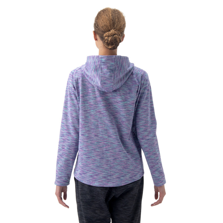 ウィメンズニットウォームアップパーカー.58114 詳細画像 ミストパープル(354) 3